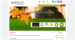 Desktop Screenshot of moralfibre-fabrics.com